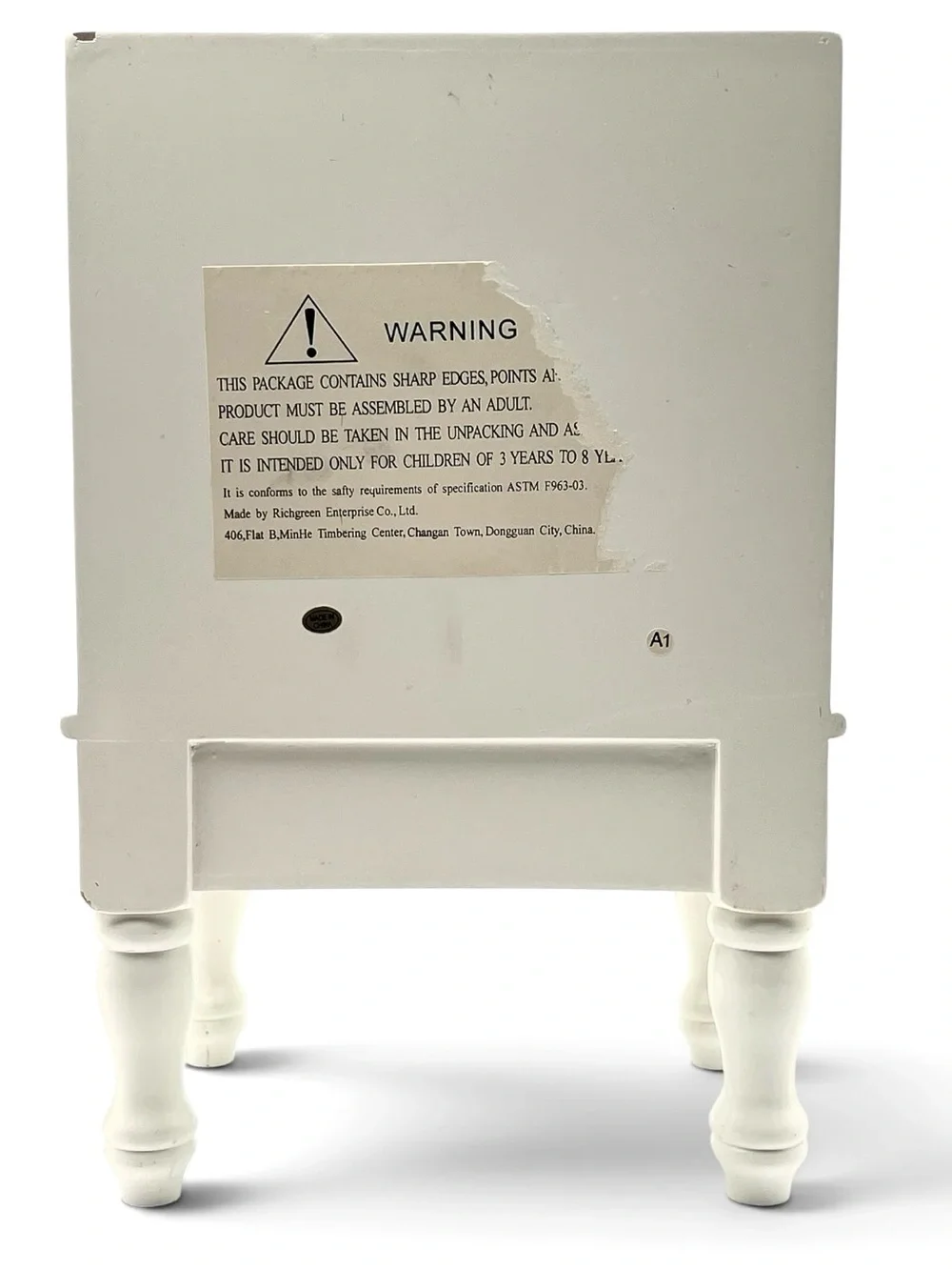 Pottery Barn Kids Abigail Armoire Jewelry Box White Y2K Vanity Organizer PBK
